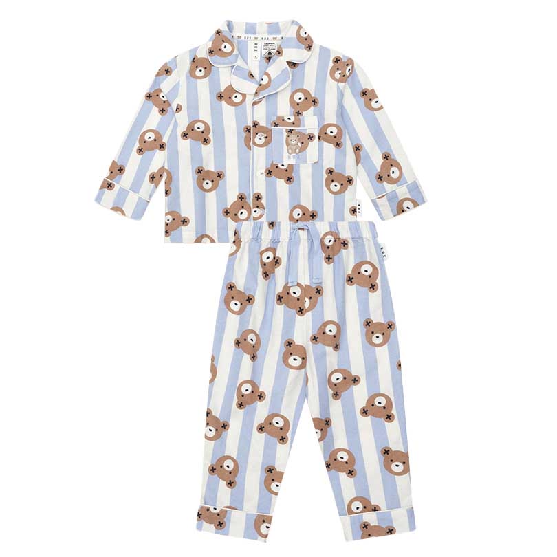 Huxbaby Dream Blue Classic Stripe Sleep Set 2-6Y